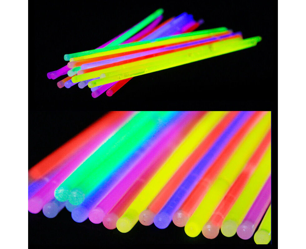 200 Color Mixed Glow Sticks Light Bracelets Party glowsticks glow in the dark