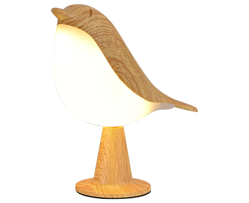 LED Table Lamp Magpie Bird Bedside Night Light Bedroom Decor Lighting