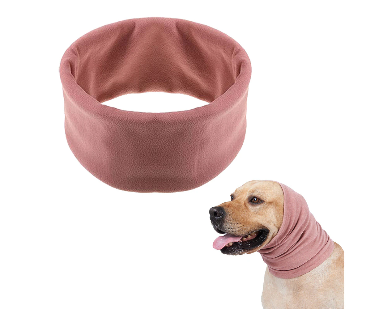 Dog Ear Muffs Noise Ear Protection for Anxiety Relief and Calming Dogs-Pink