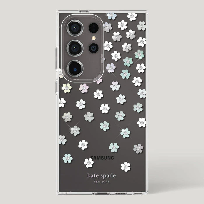 Kate Spade New York Galaxy S24 Ultra 5G Protective Hardshell Case - Scattered Flowers