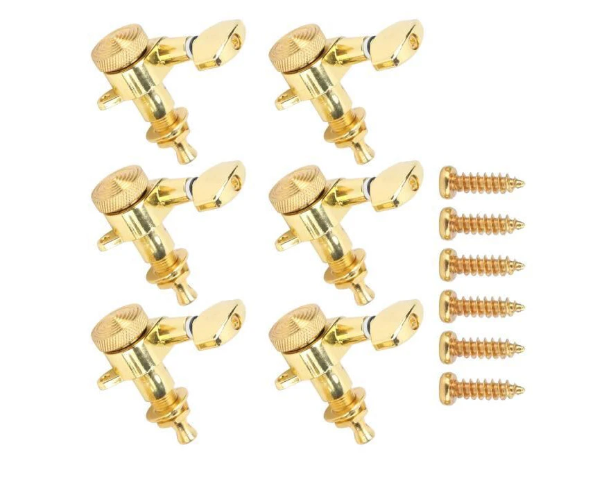 6Pcs Guitar String Head Locking Guitar Strings Tuner Head Tuning Peg Sealed