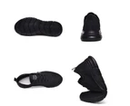 Mens Slip On Running Shoes Breathable Lightweight Comfortable Fashion Non Slip Sneakers - Black