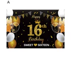 Birthday Party Decor Background Cloth Photography Shooting Backdrop Banner Props-Cloth