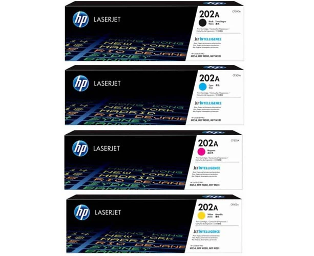 HP 202X BK, C, M, Y Set of 4 High Yield Colour Laser Toners