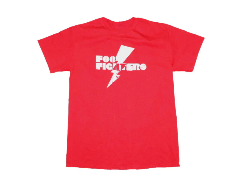 Foo Fighters T Shirt Foo Fighters Red Lightning T-Shirt - Red