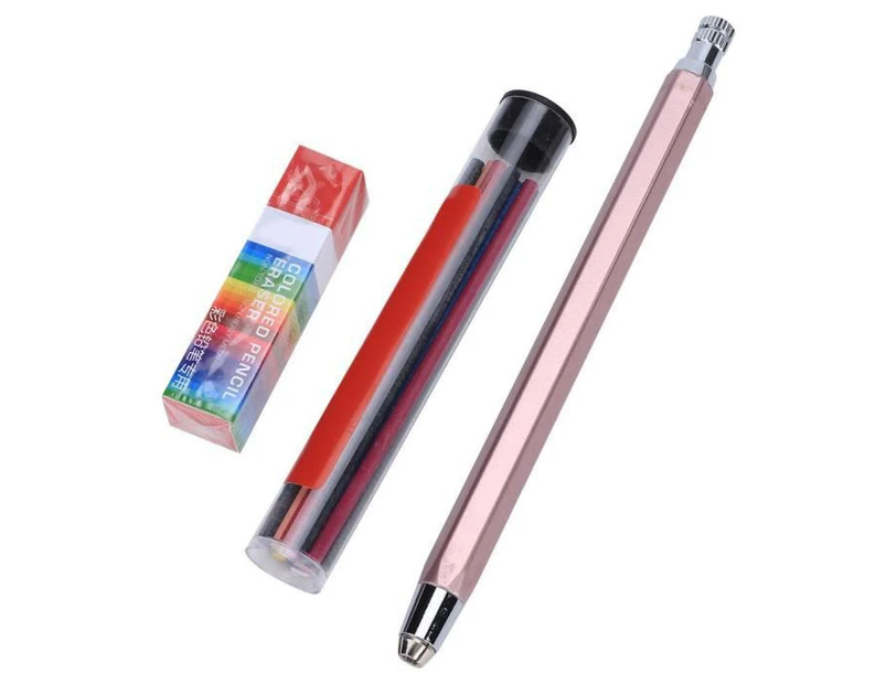 Mechanical Pencil Erasable Colorful Mechanical Pencil Set 3.0Mm Eraser Pencil Base Kit For Sketching