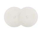 Toscano Tub Stopper 2 Pack 6 Inches Silicone Drain Plug Hair Stopper for Kitchen Bathroom-White