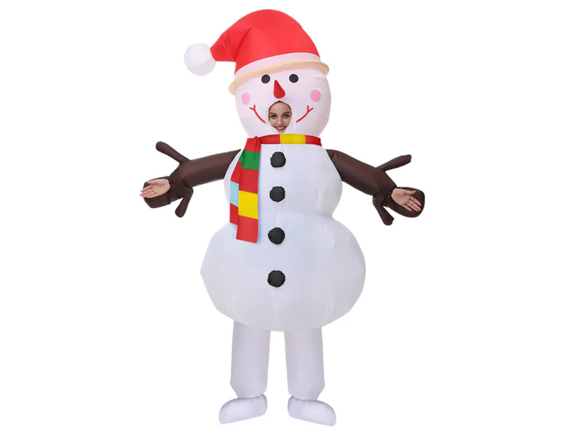 Costume Bay Unisex Adult Snowman Inflatable Costume