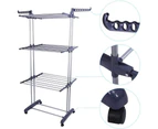 3 Tier Foldable Clothes Airer Folding Hanger Drying Rack Multi-Functional Stand