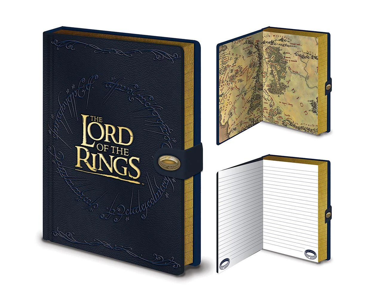 Lord Of The Rings A5 Notebook (Blue/White) - PM6141