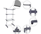 3 Tier Foldable Clothes Airer Folding Hanger Drying Rack Multi-Functional Stand