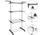 3 Tier Foldable Clothes Airer Folding Hanger Drying Rack Multi-Functional Stand