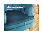 Armchair Lounge Chair Accent Armchairs Sofa Chairs Velvet Navy Blue Couch