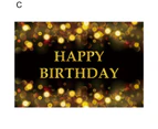 Happy Birthday Backdrop Banner Background Cloth Photo Props Party Decoration-Cloth