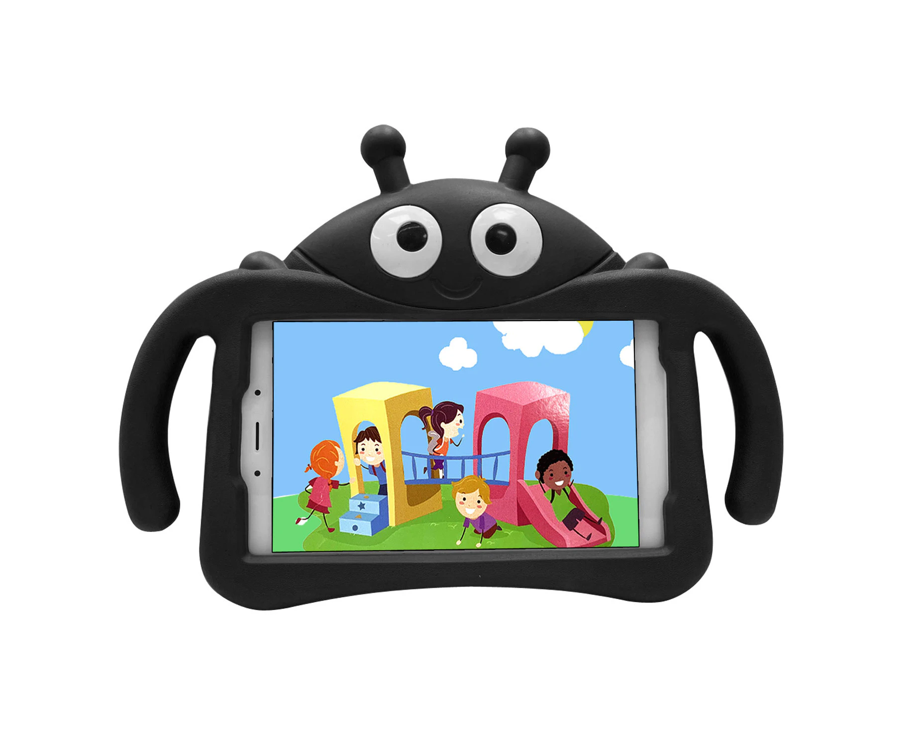 DK Samsung Galaxy Tab A 8 Inch 2019 (T290 / T295) for Kids Tablet Case with Handle and Stand-Black