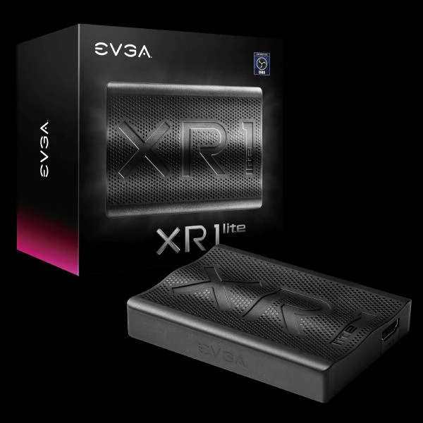 EVGA XR1 Lite Capture Card, Certified for OBS, USB 3.0, 4K Pass Through