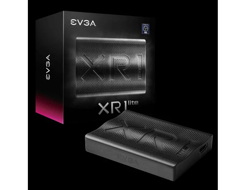 EVGA XR1 Lite Capture Card, Certified for OBS, USB 3.0, 4K Pass Through