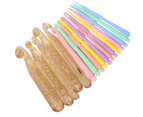 17Pcs Crochet Set Crystal Crochets Diy Knitting Tools Sweater Needle Knitting Accessories