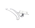 Bathtub Drain Plug With Chain Sink Basin Water Stopper For Bathroom Kitchen Chro