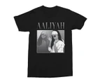 Aaliyah R&B 90s T-Shirt - Black