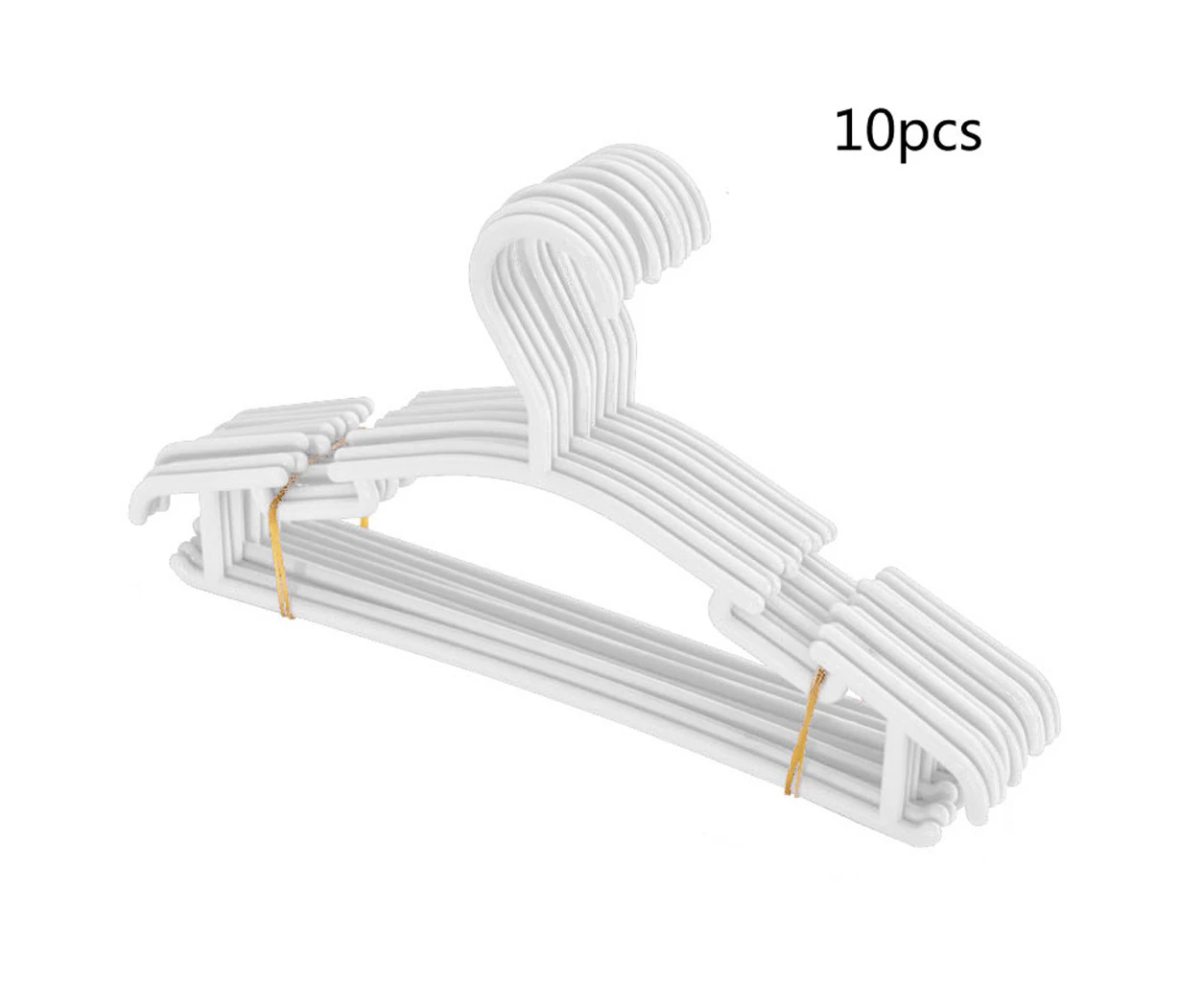 10 Pieces/Set Tubular Hanger for Baby Clothes  Durable Plastic Nursery Hangers