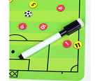 Football Coach Board Coach Clipboard Tactical Magnetic Board Kit With Dry Erase Marker, Pen And Zip Pouch
