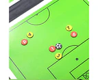 Football Coach Board Coach Clipboard Tactical Magnetic Board Kit With Dry Erase Marker, Pen And Zip Pouch