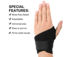 Carpal Tunnel Wrist Brace for Tendonitis and Arthritis One Hand Adjustable Compression Wrist Brace with Pain Relief