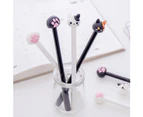 SunnyHouse 2Pcs Cute Cat Paw Ink Gel Pen Writing Marker Student Office Stationery Gift- White Cat