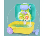 Beach Toys Smooth Great Gifts Plastic Game Trolley Case Beach Toys for Playing-Random Color