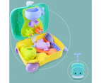 Beach Toys Smooth Great Gifts Plastic Game Trolley Case Beach Toys for Playing-Random Color
