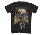 Megadeth T Shirt Flaming Vic Rattlehead Megadeth Shirt - Black