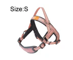 No Pull Step-in Small Dog Harness with Buckle - Perfect On The Go No Pull Harness for Small Dogs or Medium Dog Harness PINK-S