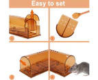 Original Humane Mouse Traps, Kids/Pets Safe, Reusable use Catcher That Works 2 Pack Storage box/storage box