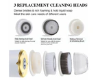 3 IN 1 Electric Facial Cleaning Brush Pore Clean Exfoliator Facial Cleanser Brush Face Scrubber for Women&Men Deep Skin Cleaning