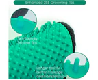 New Pet Grooming Brush, Reinforced Pet Grooming Gloves With 255 Tips, Shedding Gloves For Dogs And Cats - Shedding Glove Brush