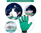 New Pet Grooming Brush, Reinforced Pet Grooming Gloves With 255 Tips, Shedding Gloves For Dogs And Cats - Shedding Glove Brush