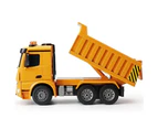 Double E E525-003 Remote Control Benz Dump Truck Toy 8 Channel 2.4Ghz Electric Dumping Construction Car Vehicles