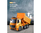 Double E E525-003 Remote Control Benz Dump Truck Toy 8 Channel 2.4Ghz Electric Dumping Construction Car Vehicles