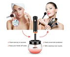 Makeup Brush Cleaner Dryer,Makeup Brush Cleaner Machine with 8 Rubber Collars,Wash and Dry in Seconds,Deep Cosmetic Brush Spinner