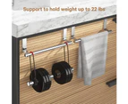 2pcs Stainless Steel Over Door Towel Rack Bar Holders For Universal Stainless Steel Towel Rack - 23.7Cm