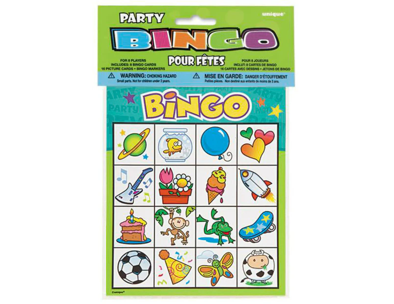 Birthday Party Favours Bingo Cards Kit Set Pack Fun Party Game Actives 21st 40th