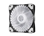 Buutrh Ultra Mute 12cm 33 LEDs Heatsink for Computer PC CaseRed-