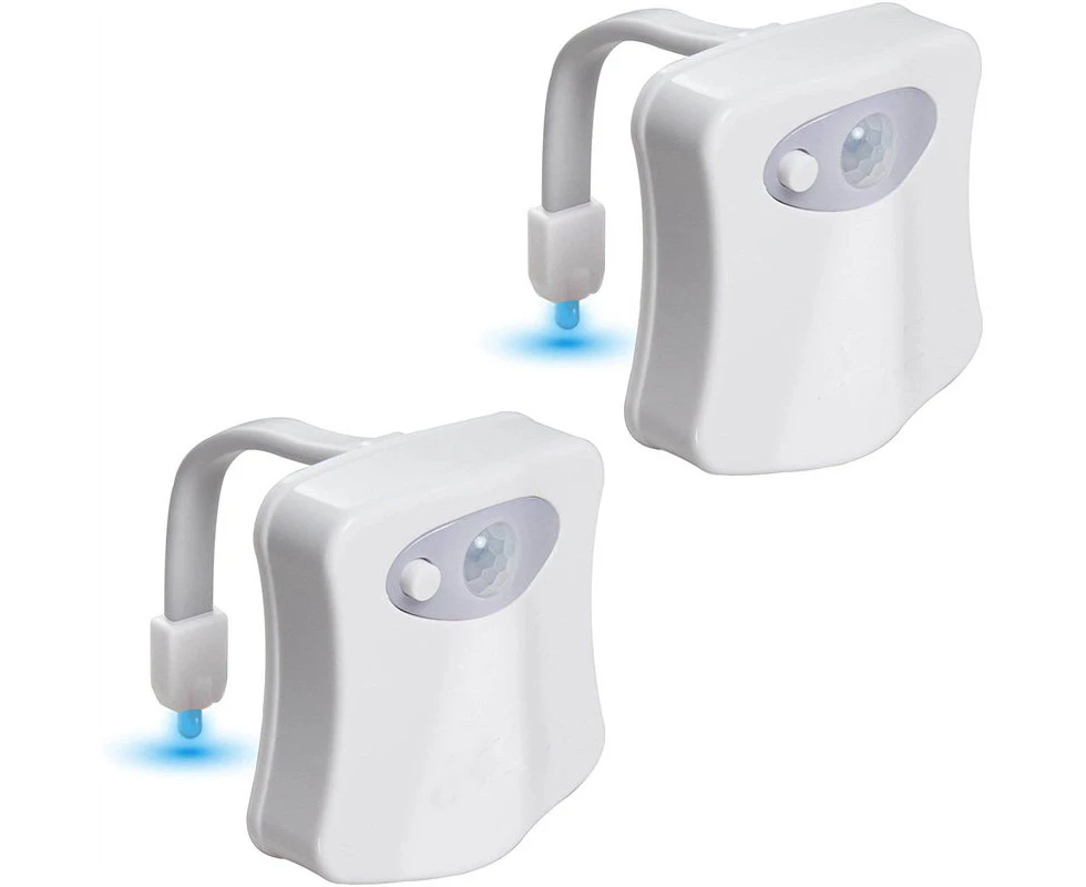 Kynup Toilet Night Light 2Pack Activated LED Light 8/16 Colors Changing