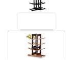 Wooden Red Wine Bottle Rack Wooden Wine Rack Adornment Bamboo Red Wine Rack Household Wine Bottle Storage Rack (Coffee) - 14QZAS4J410214J1FBSS