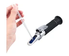 Salinity Refractometer for Aquarium, Dual Scale Salinity Tester 0-100 P&T 1.000-1.070 Specific with ATC