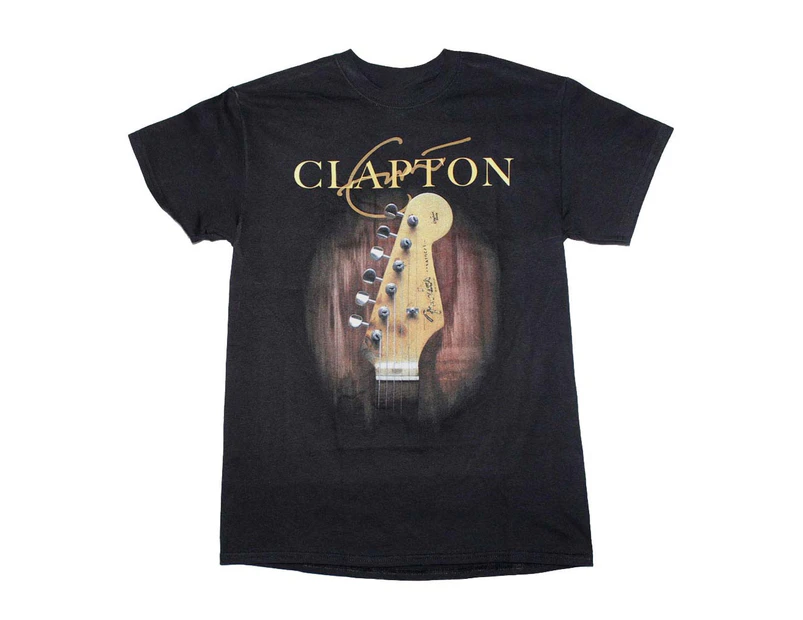 Eric Clapton T Shirt Eric Clapton Classic Guitar T-Shirt - Black