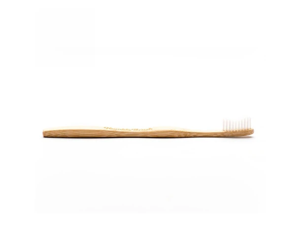 The Humble Co Adult Bamboo Toothbrush White Soft, 1 Count