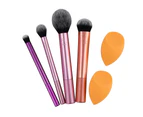 Cosmetic Brush, Makeup Brush Set With Sponge Blender For Eye Shadow, Foundation, Blush And Concealer Multiple Brushes