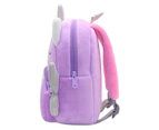 Cute Toddler Backpack Toddler Bag Animal Cartoon Mini Travel Bag for 2-4 Years Old Kids-Purple